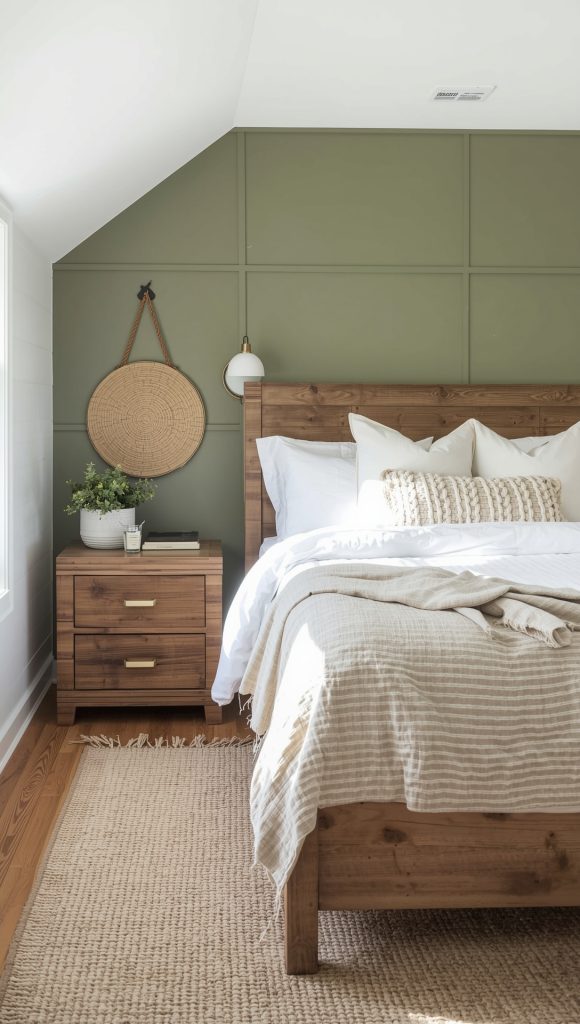 Sage Green Farmhouse Bedroom Ideas