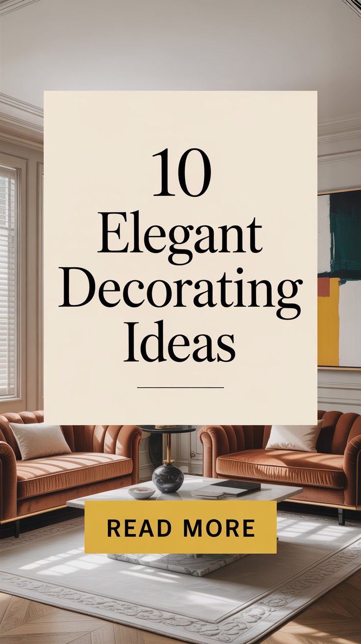 Elegant Decorating Ideas