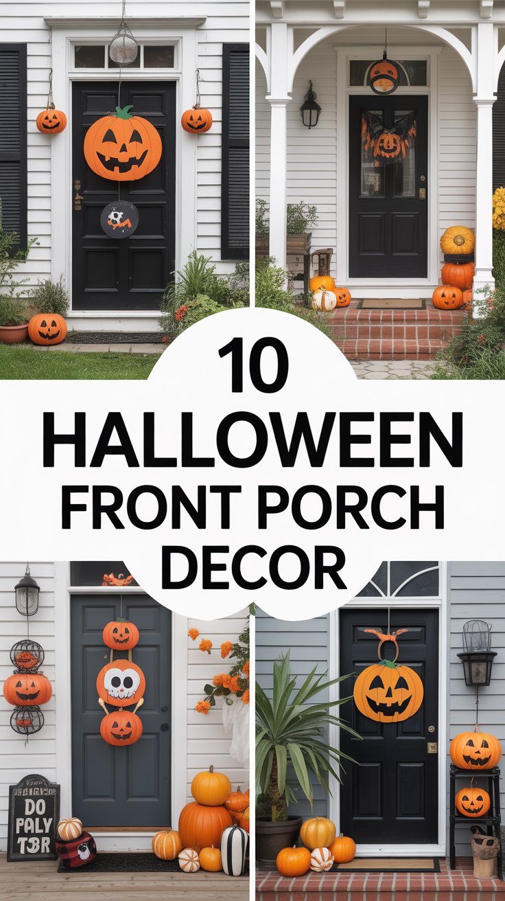 Halloween Front Porch Decor