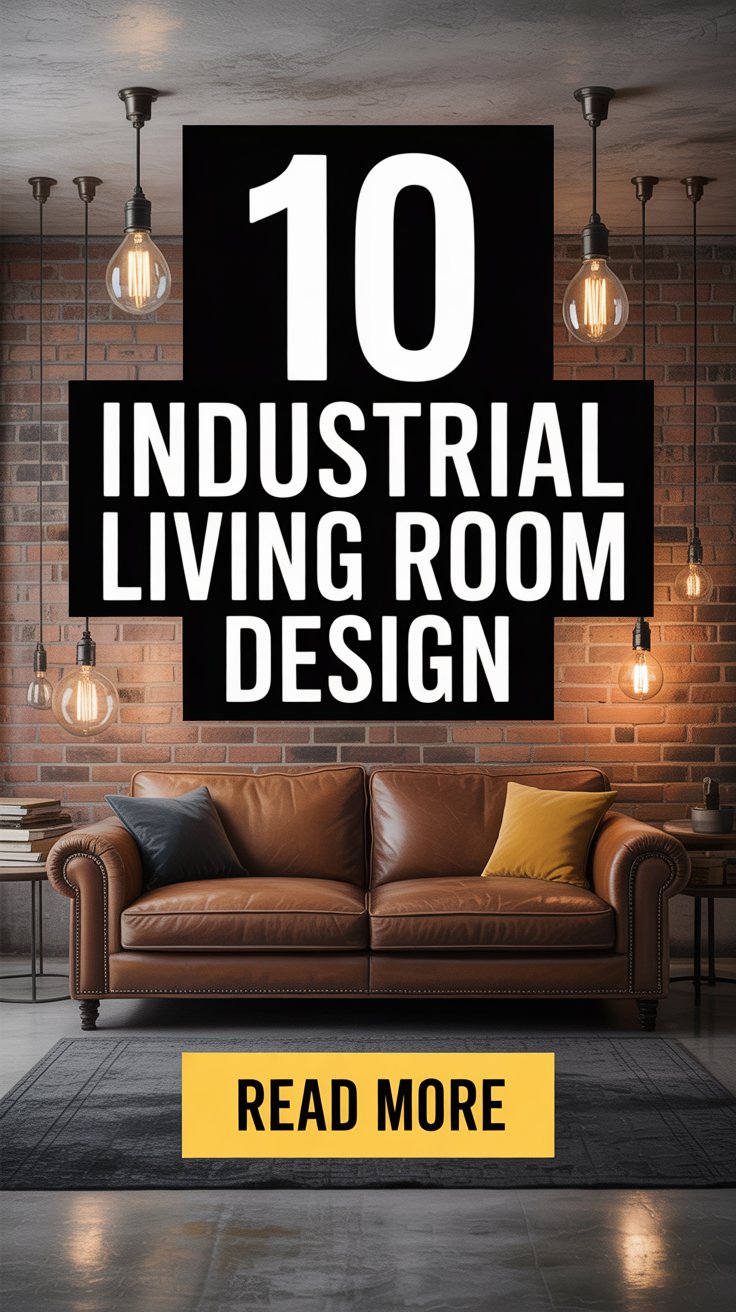 industrial living room designs
