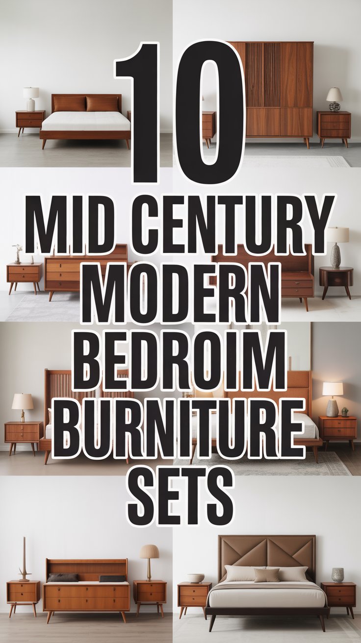 Mid Century Modern Bedroom Furniture Sets