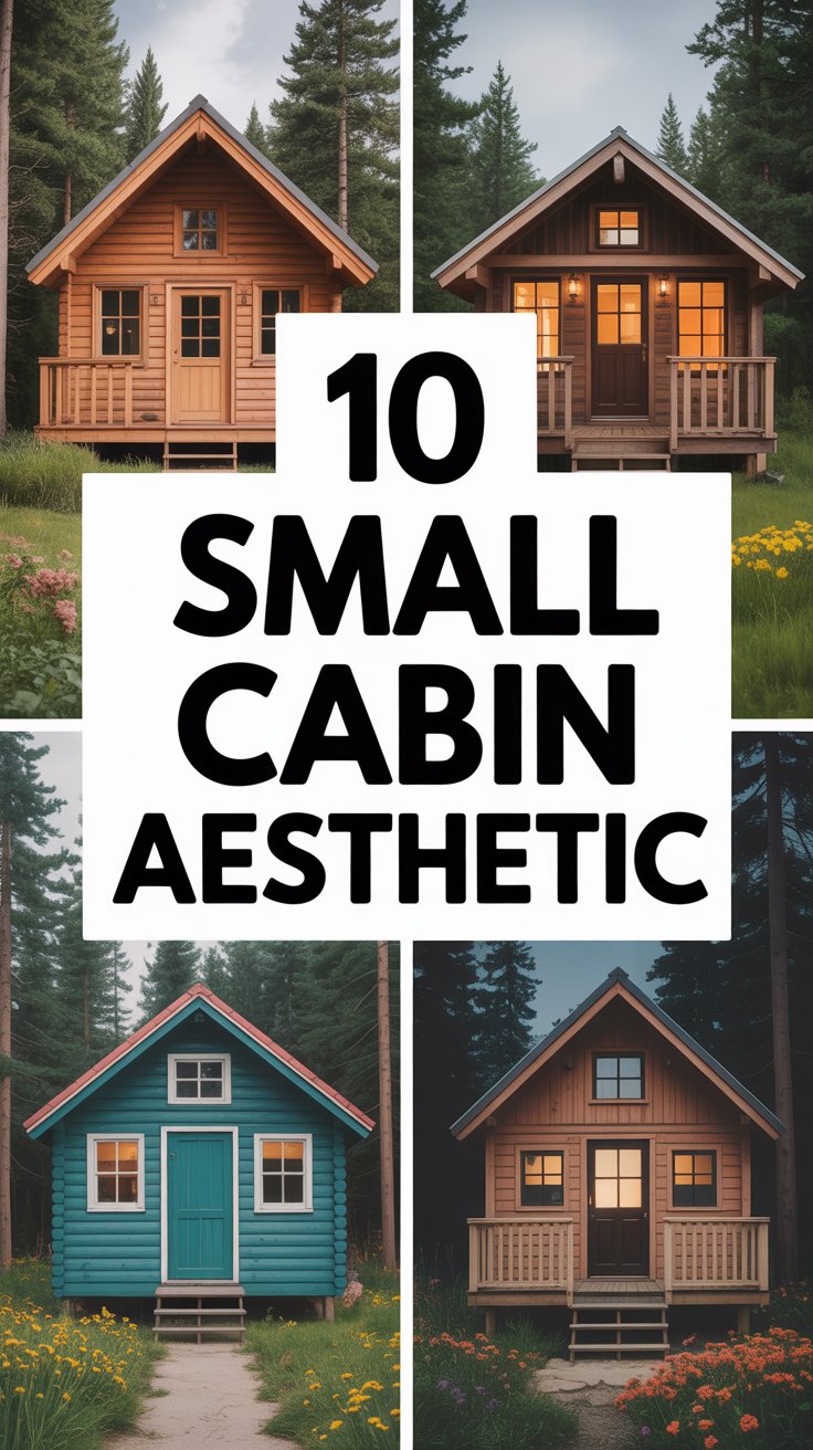 small cabin aesthetic design