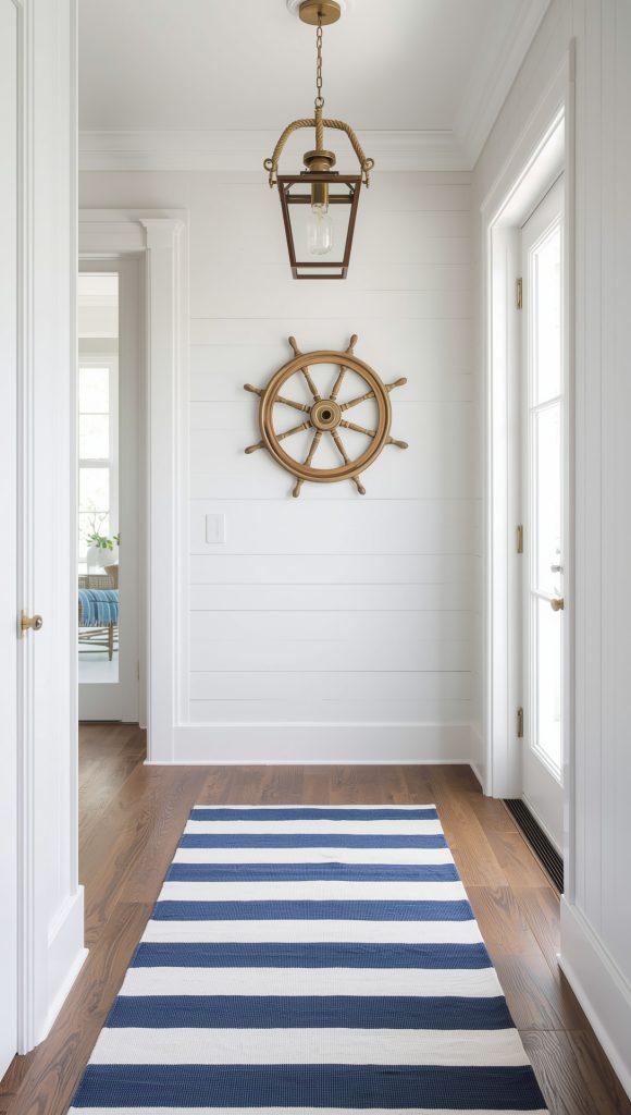Go Big with Nautical Entryway Design
