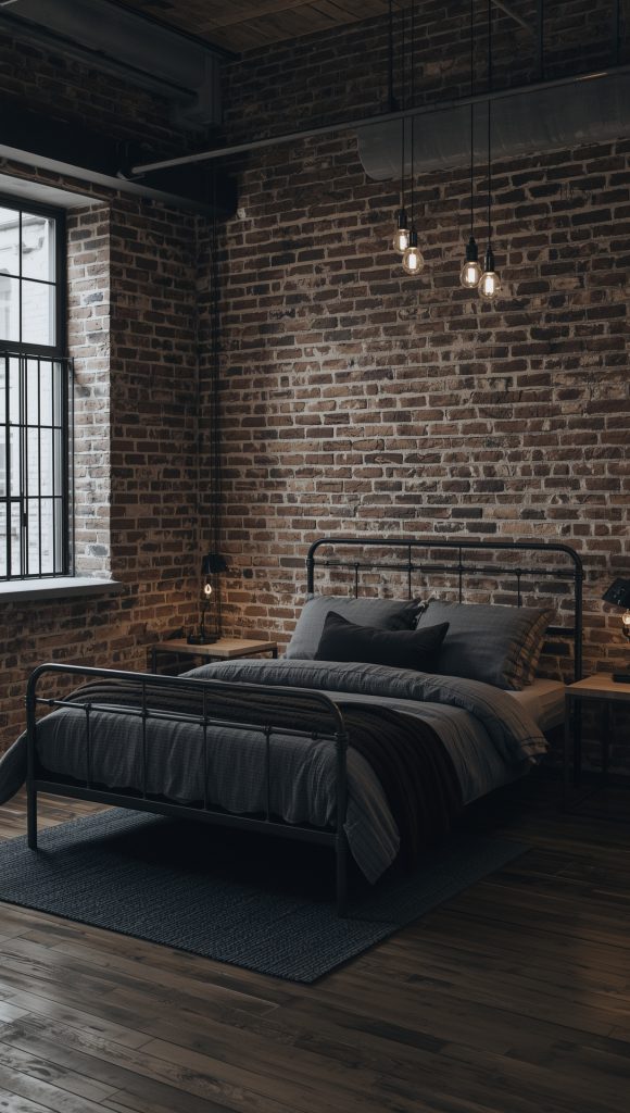 Industrial Style Bedroom Décor