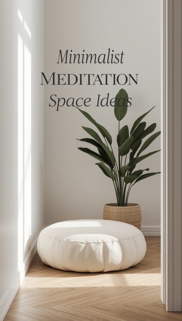 Minimalist Meditation Space Designs (Less Is More)