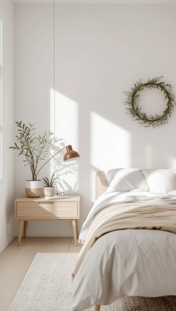 Scandinavian Minimalist Platform Bedroom Set