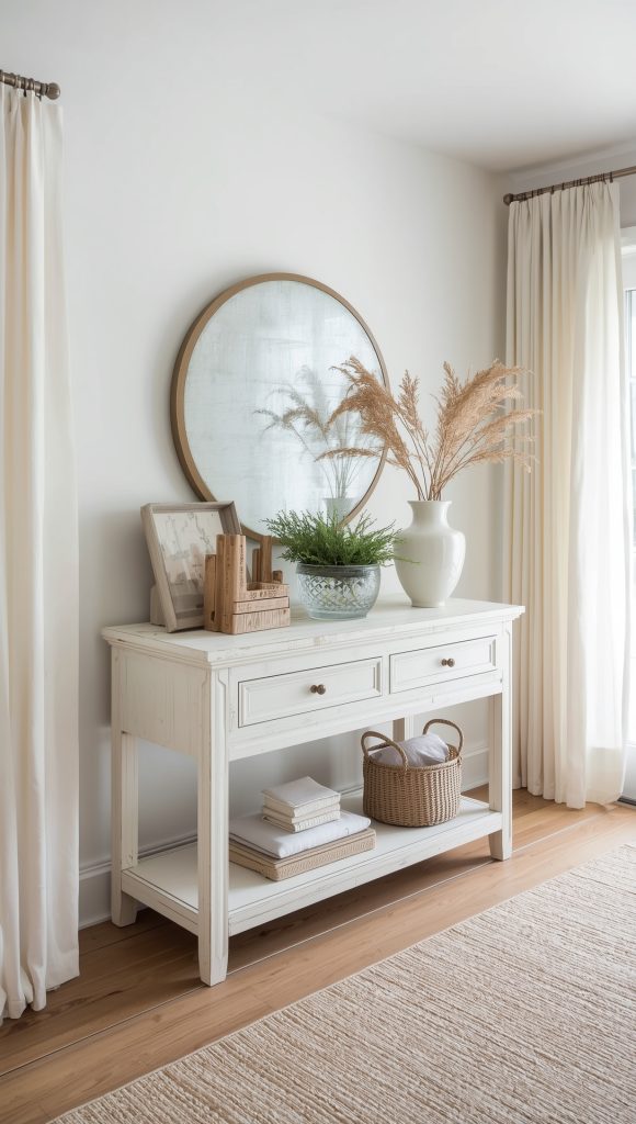 Light and Airy Coastal Entryway Vibes