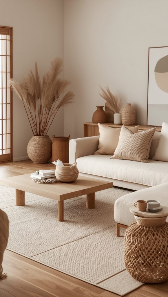 Neutral Tatami-Inspired Coffee Tables