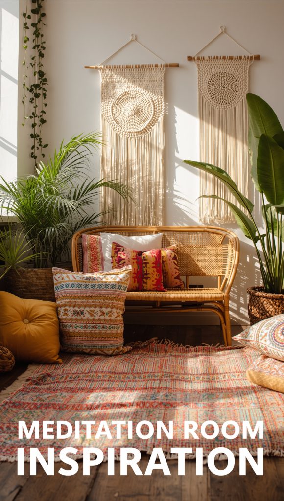 Boho-Inspired Meditation Rooms (For the Free Spirit)