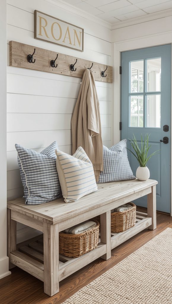 Coastal Farmhouse Entry Ideas