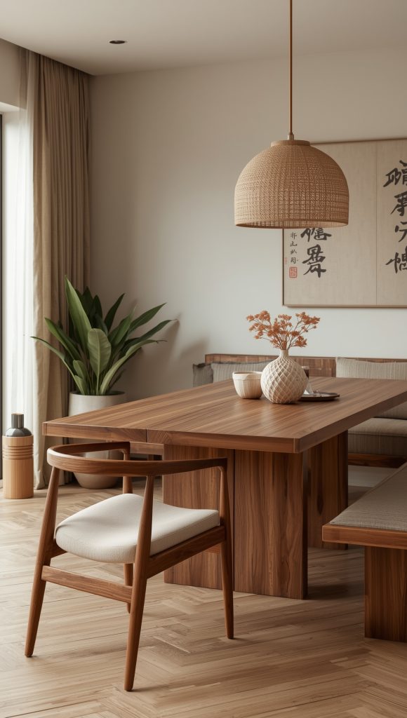 Minimalist Japandi Dining Tables