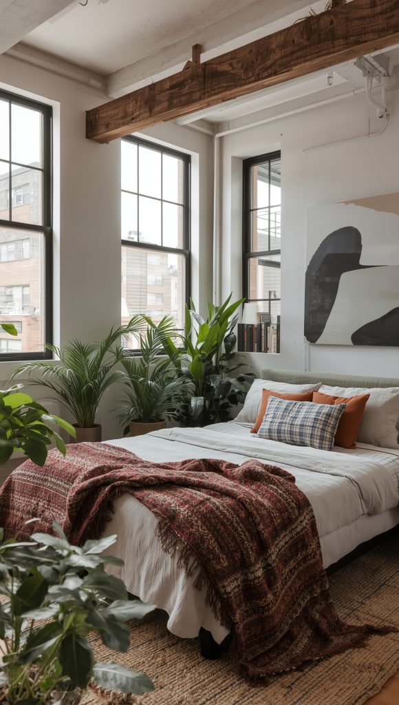 Urban Loft Bedroom Inspiration