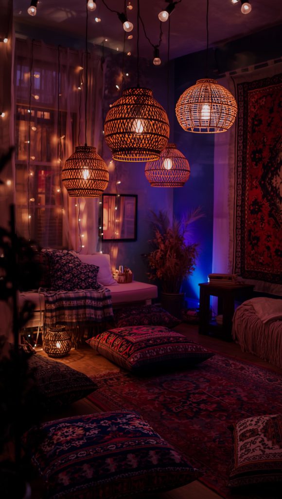 Light It Up: Layered Boho Lighting