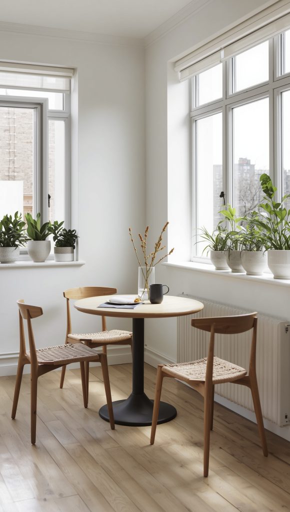 Low-Back Japandi Chairs for Small Spaces