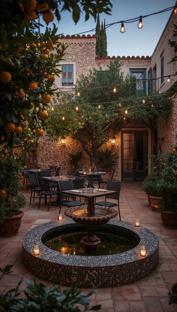 Mediterranean Courtyard Magic