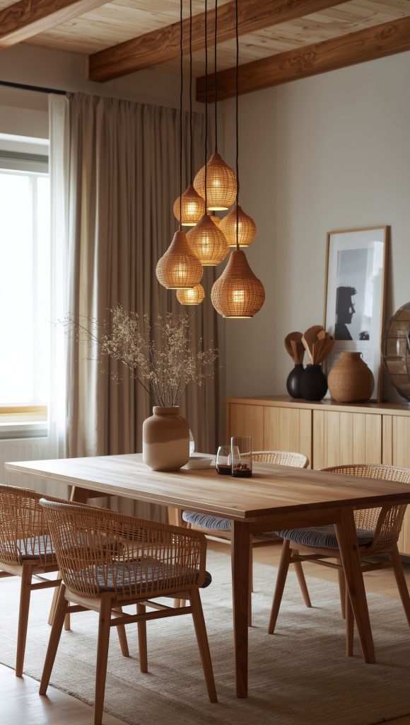 Clustered Pendant Arrangement