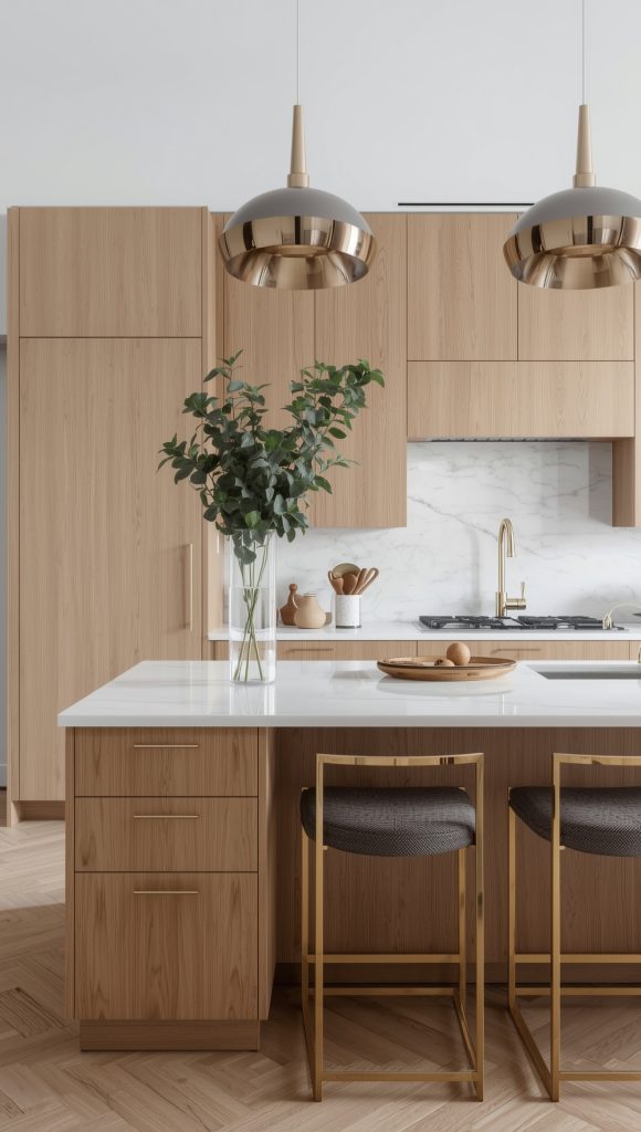 Oak and Marble Combo