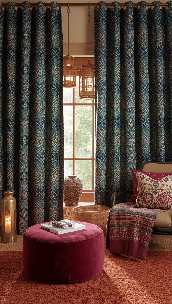 Moroccan Fabric Curtains