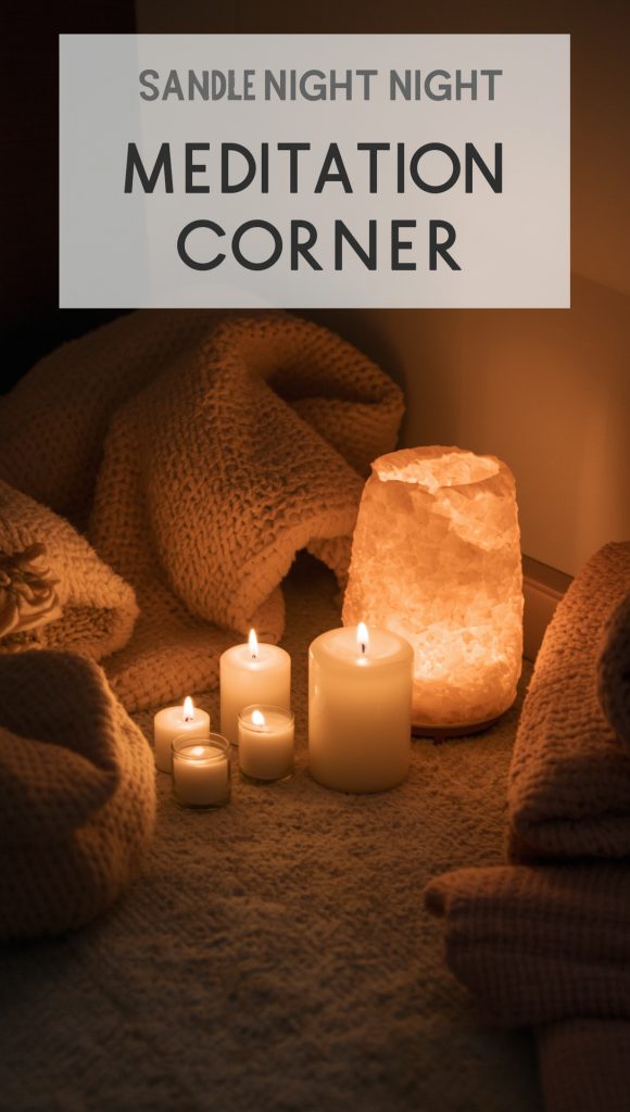 Candlelit Meditation Corners (Perfect for Night Owls)