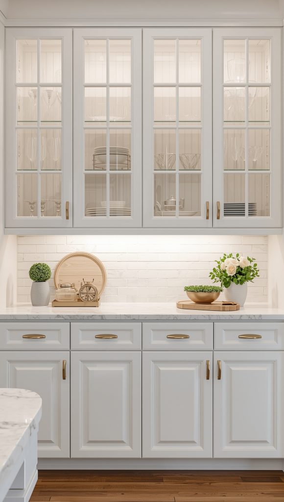 Consider Glass-front High Gloss Doors