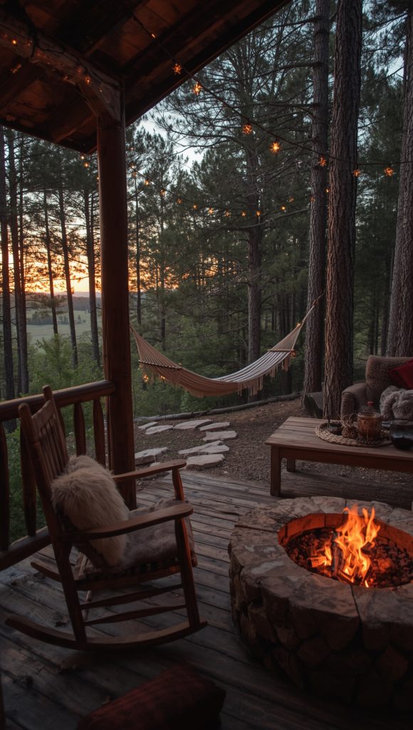 Outdoor Spaces That Extend the Cabin Aesthetic