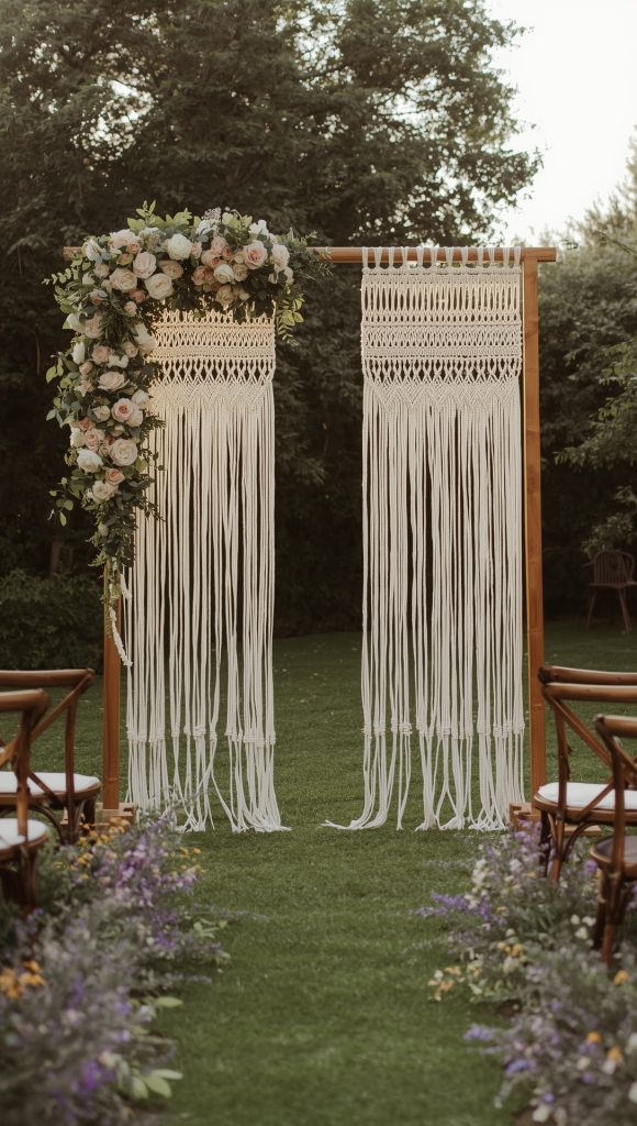 The Classic Macrame Arch