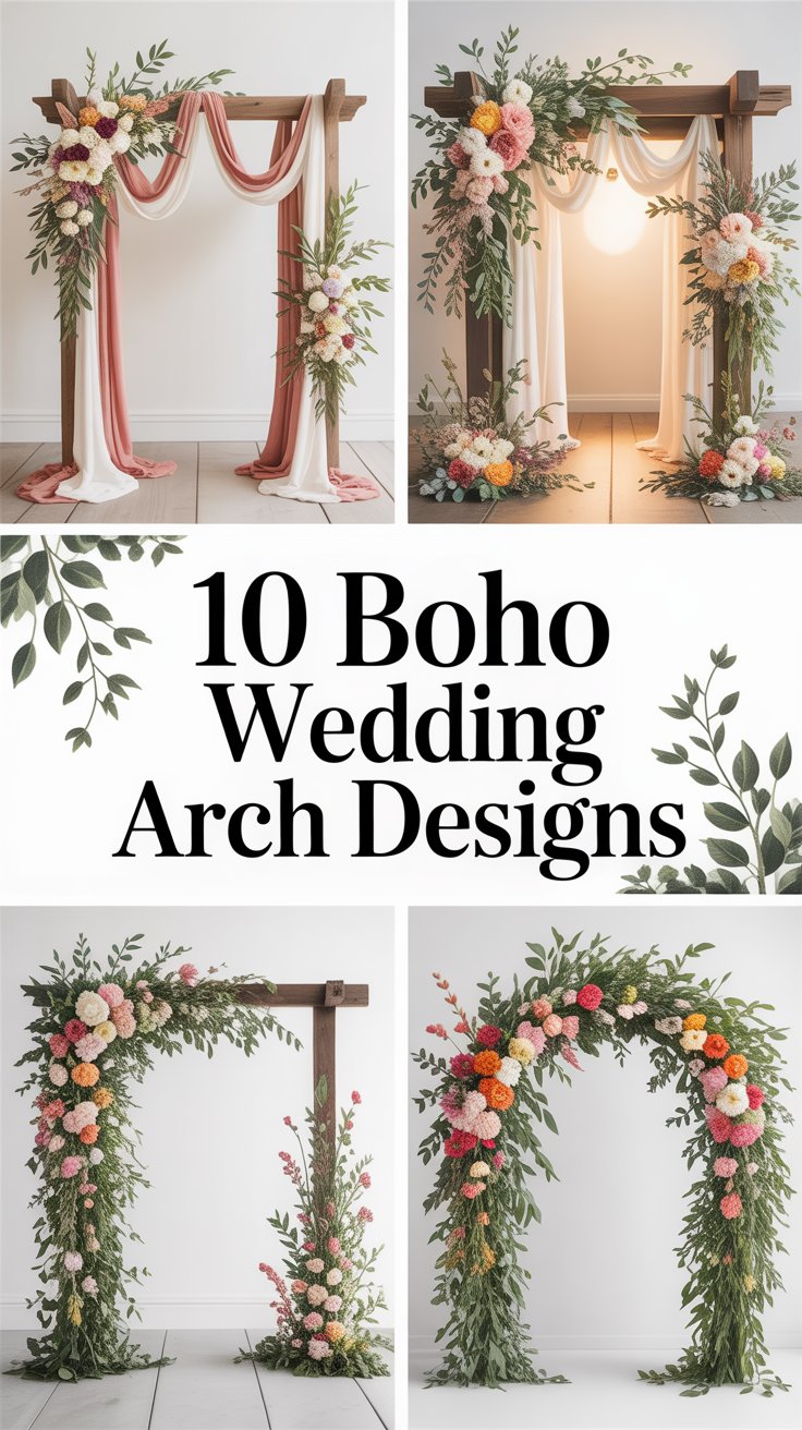 Boho Wedding Arch Designs