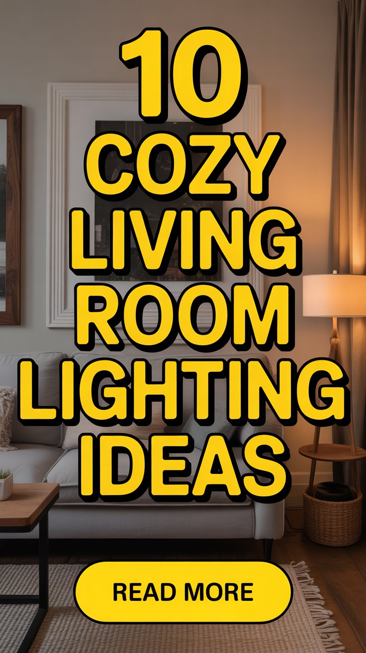 Cozy Living Room Lighting Ideas