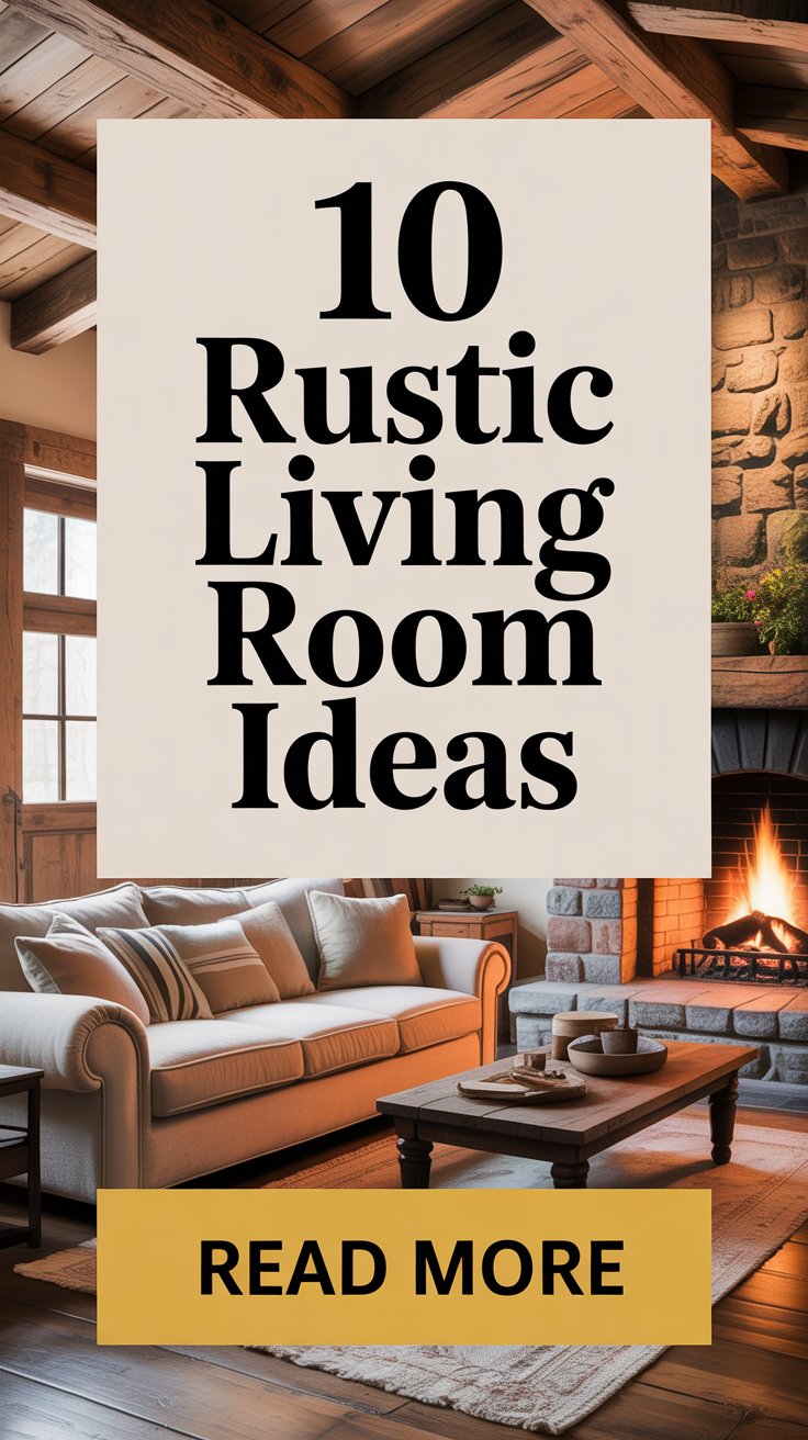 10 Rustic Living Room Ideas to Bring Warmth and Character to Your Home