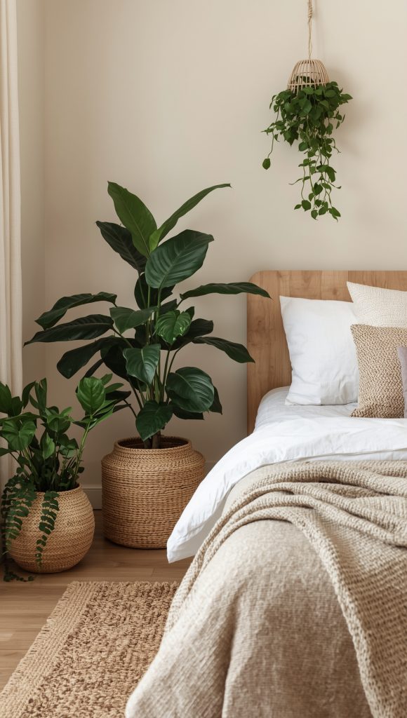 Bring in Plants to Balance Beige