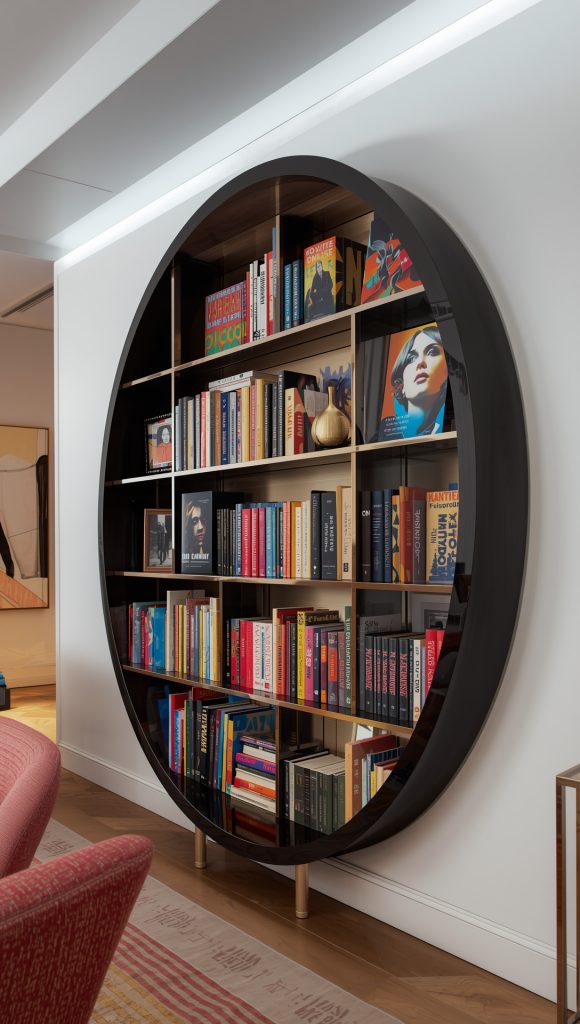 Statement Sculptural Bookshelves