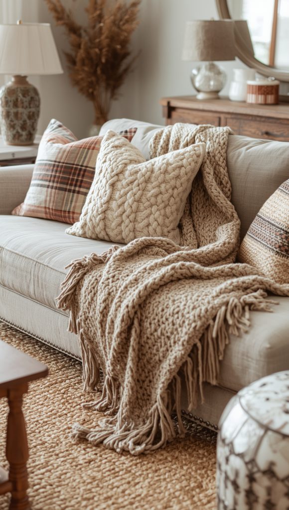 Cozy Up with Layered Textiles