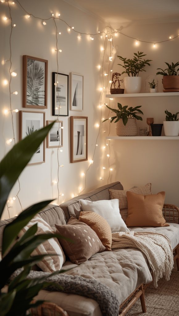 Accent with Fairy Lights or String Lights