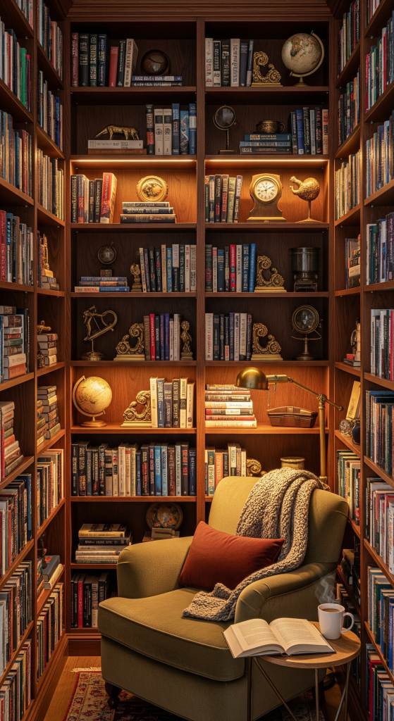Built-In Bookshelves (Yes, Even If You Don’t Read 100 Books a Year)