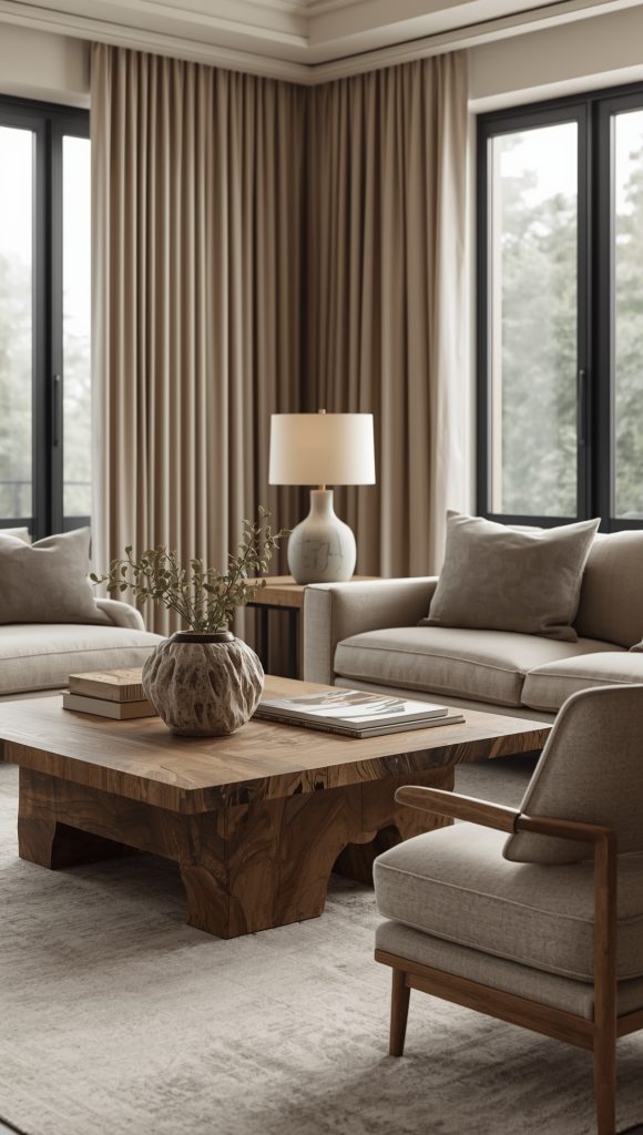 Organic Modern Apartment Style: Mixing Old and New