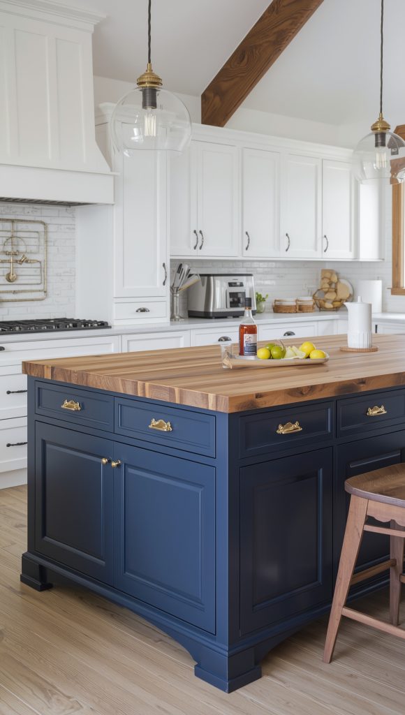 Two-Tone Cabinets for Instant Personality