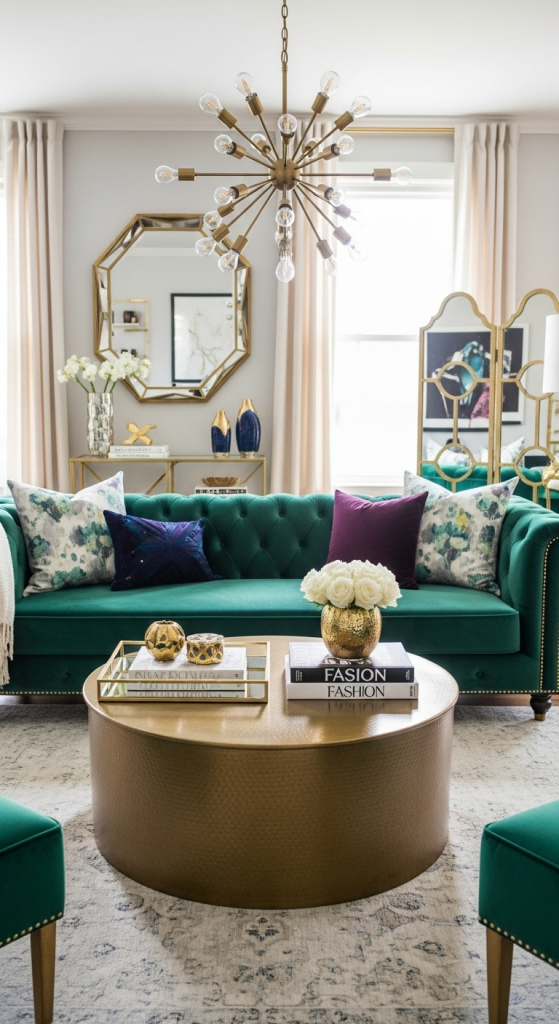 Modern Glam with Vintage Touches