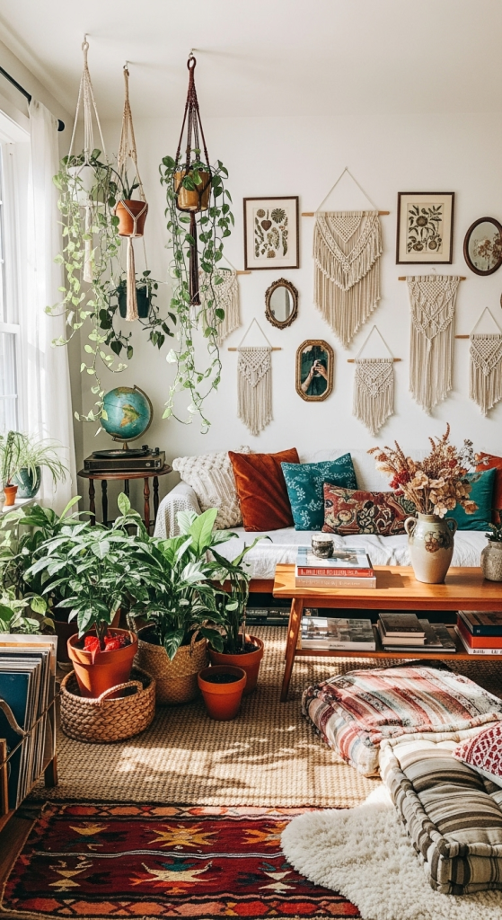Boho‑Vintage Modern Mix