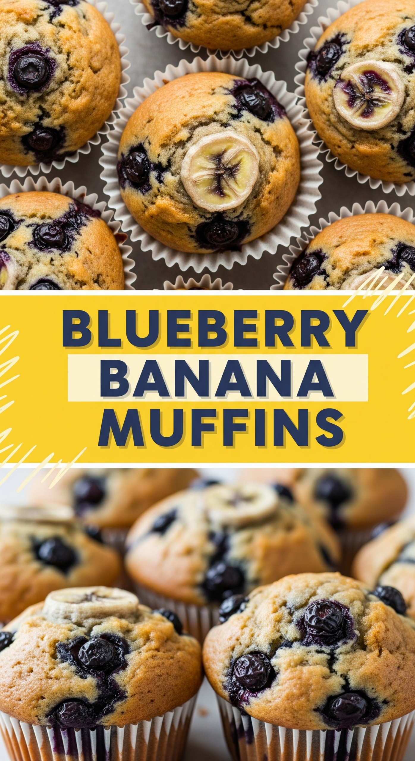 Blueberry Banana Muffins
