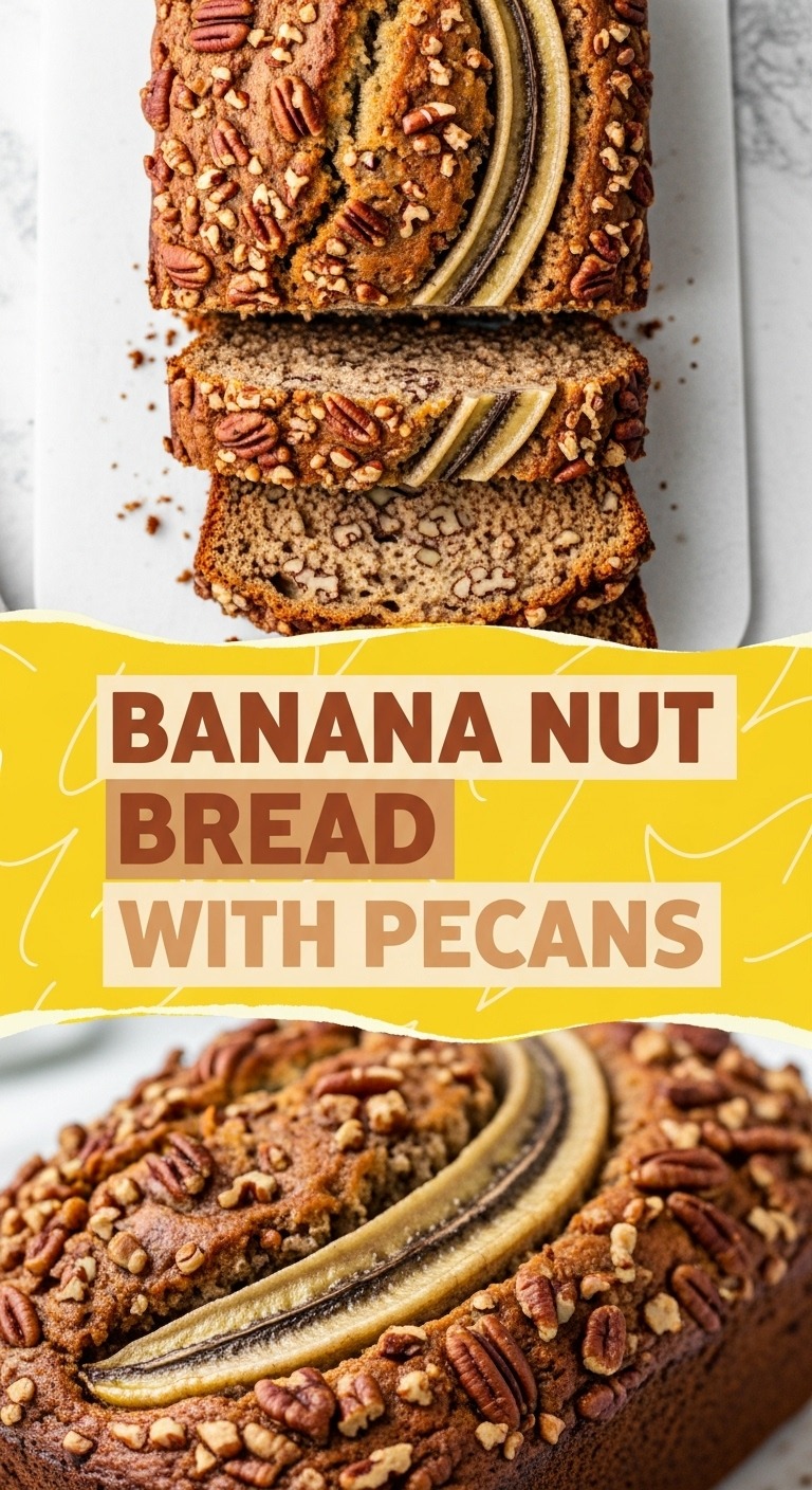 Banana Nut Bread with Pecans