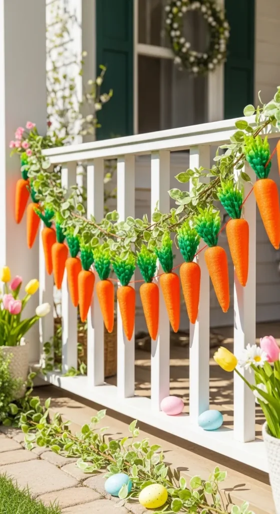 Carrot Garland or Fence Décor