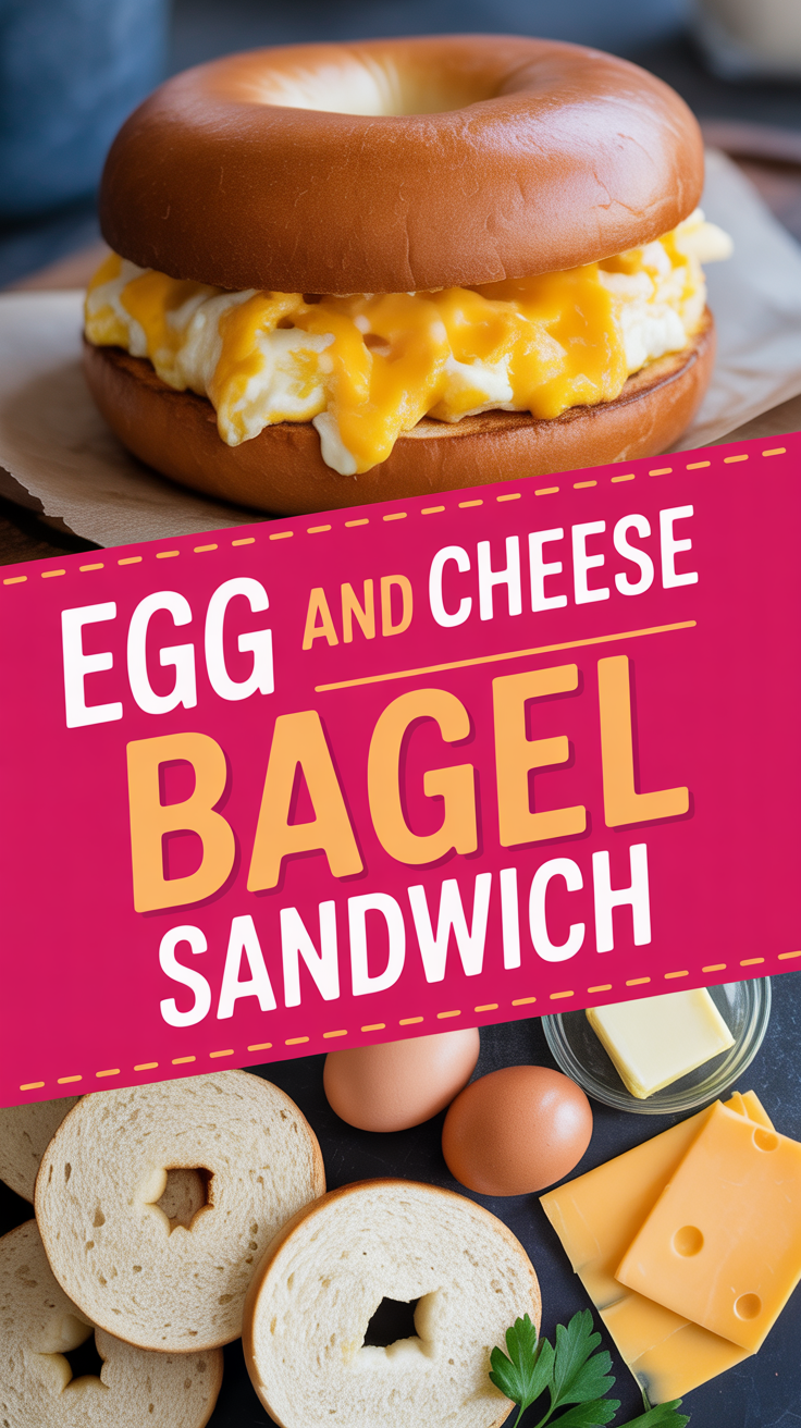 EGG AND CHEESE BAGEL SANDWICH
