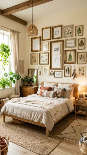Gallery Wall With a Twist – Mix ‘n’ Match the Boho Way