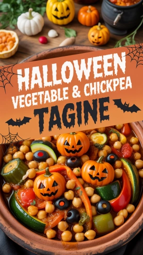 HALLOWEEN VEGETABLE & CHICKPEA TAGINE