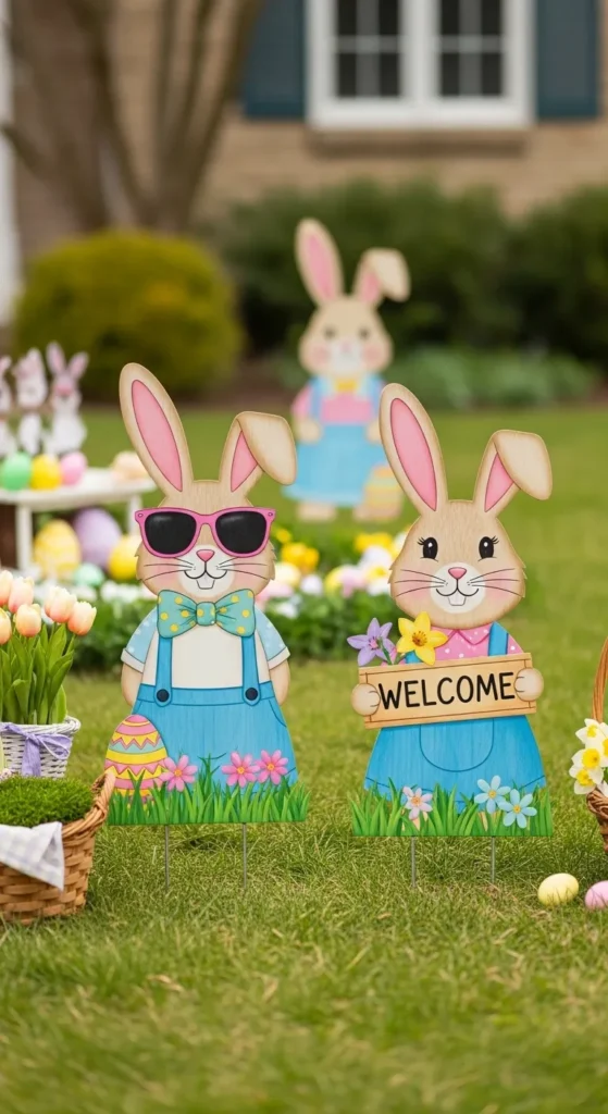 Life-Size Bunny Cutouts