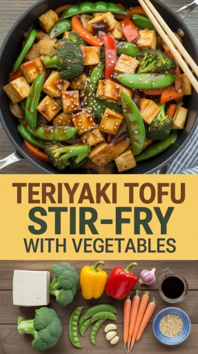 TERIYAKI TOFU STIR-FRY WITH VEGETABLES