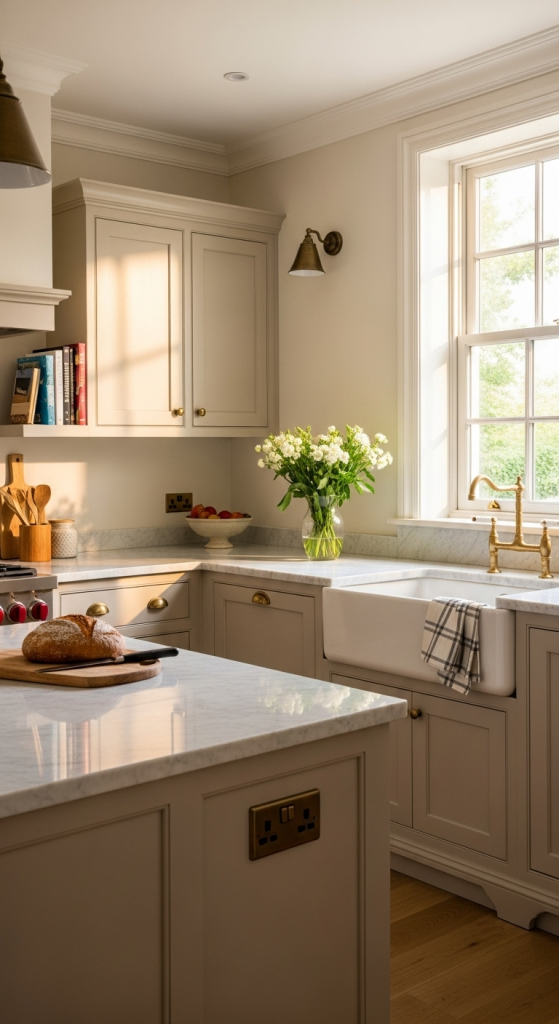 Classic Warm Beige Cabinets