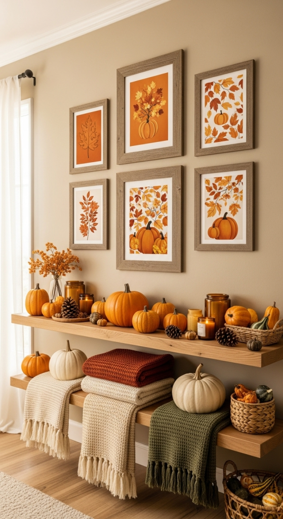 Cozy Fall Wall Art for the Living Room