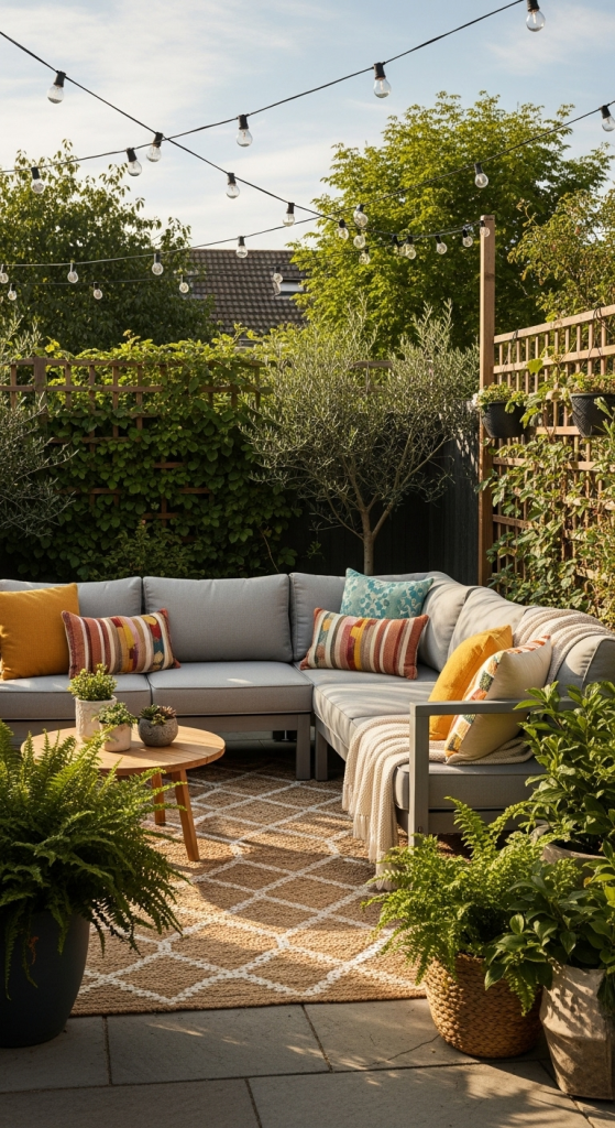 Create a Cozy Outdoor Lounge Area
