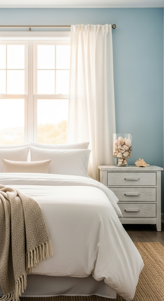 Embrace the Classic Beach Bedroom Decor Palette